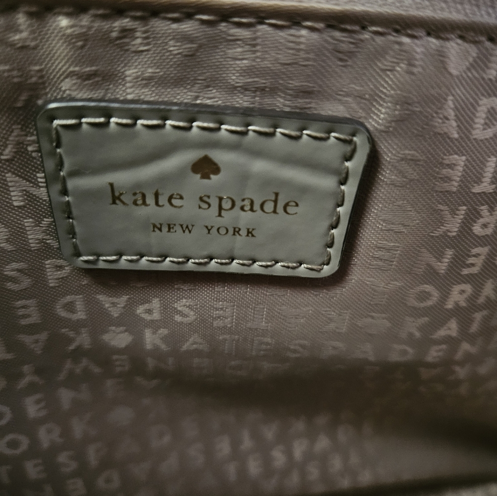 Kate Spade French Gray Croc Knightsbridge Doris Satchel - Picture 10 of 13